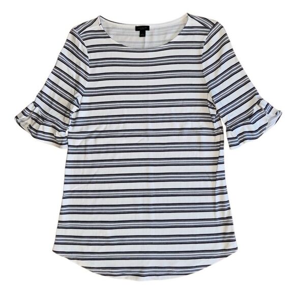 Ann Taylor Women's Striped Blouse Size Large - Picture 1 of 6